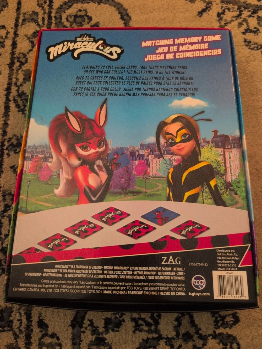Miraculous Matching Memory Game